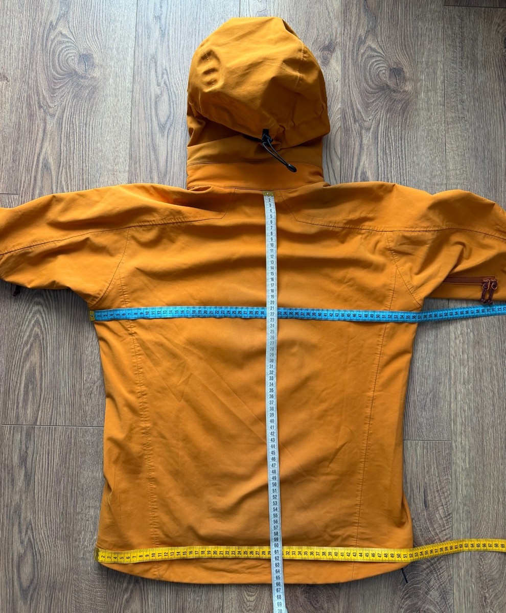 ARC'TERYX Windstopper Men's Yellow Hooded Jacket Size S Outdoor