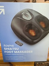 RENPHO Foot Massager Machine W/ 3 Heat Levels For Plantar Fasciitis OPEN BOX
