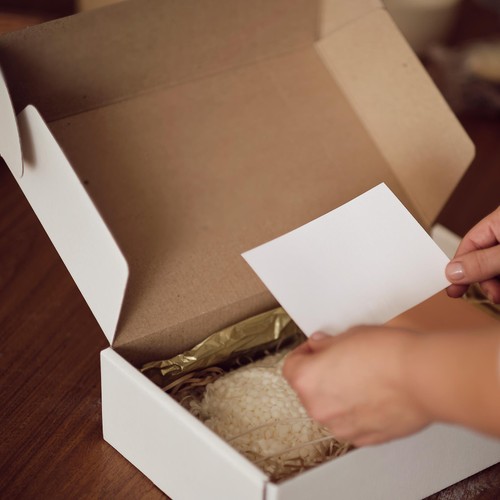 12 x 12 x 4" White Deluxe Literature Mailers ECT-32B 50/Case - Picture 5 of 6