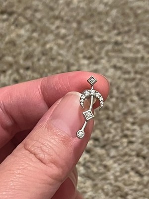 apm monaco moon and star set of three studs sterling silver