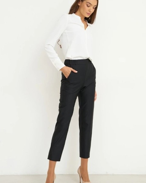 Women Marella Shirt White Silk 44 / XXL / 52