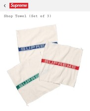 Supreme - Shop Towel Set of 3 SS25 15.75 x 15.75 New York