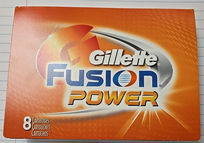 Gillette Fusion Power Razor Blade Cartridges, 8 REFILLS