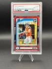 2024 Donruss Rated Optic Preview Red Pandora Prizm Bo Nix #369 PSA 10 Rookie RC