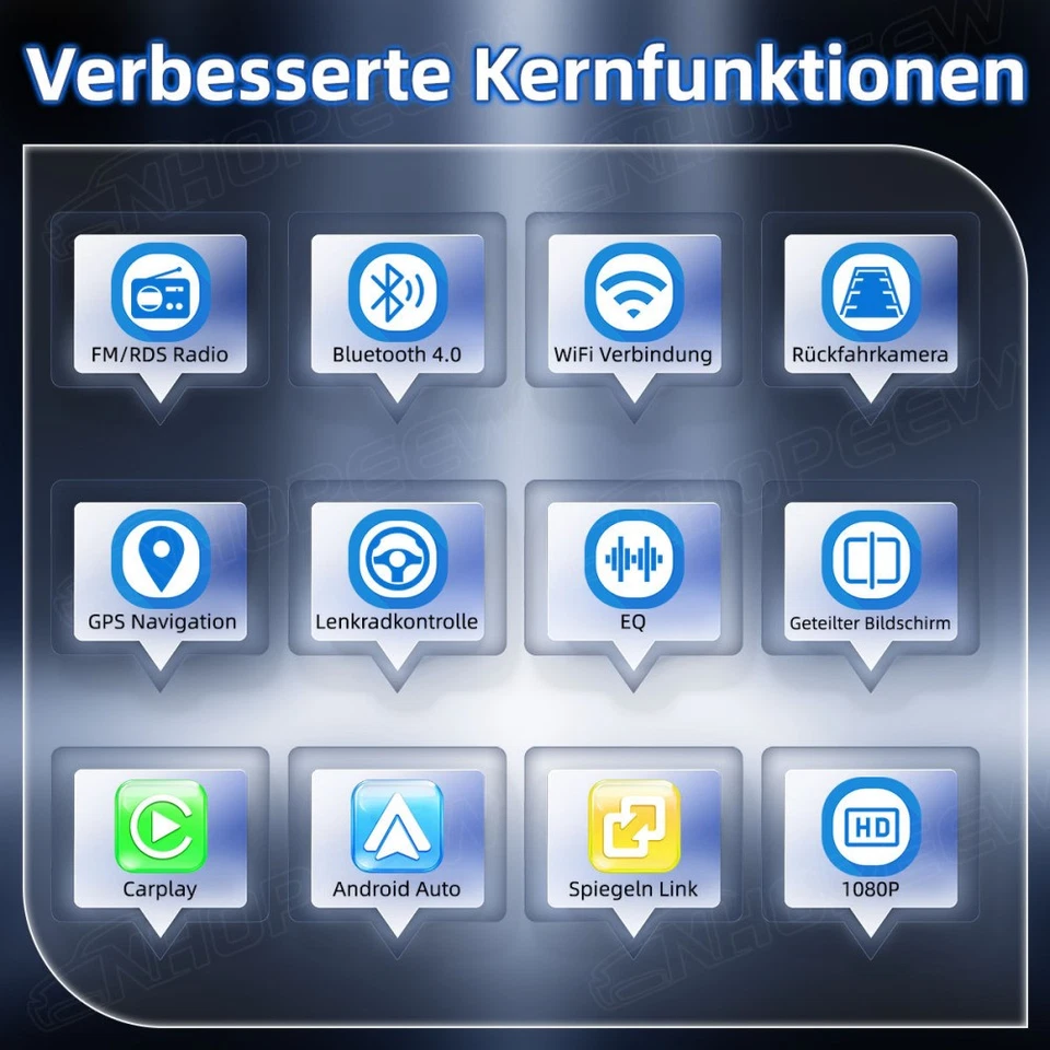 64GB Android 15 AutoRadio GPS Navi CarPlay BT Für BMW Mini Cooper R60 Countryman - Bild 4 von 4