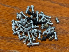 Turntable Parts - Bag of Tone Arm Headshell Screws  Nuts  9 