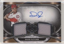 2021 Museum Collection Single-Player Dual Relic 9/349 David Fletcher Auto 0ds5
