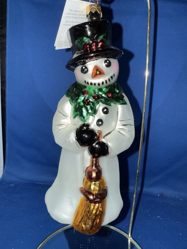Christopher Radko Vintage 1997 Holly Jolly-An 8” Snowman