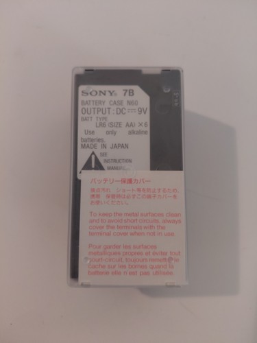 SONY 7B Battery Case N60 for 6 AA Batteries for Sony Handycam Camcorders