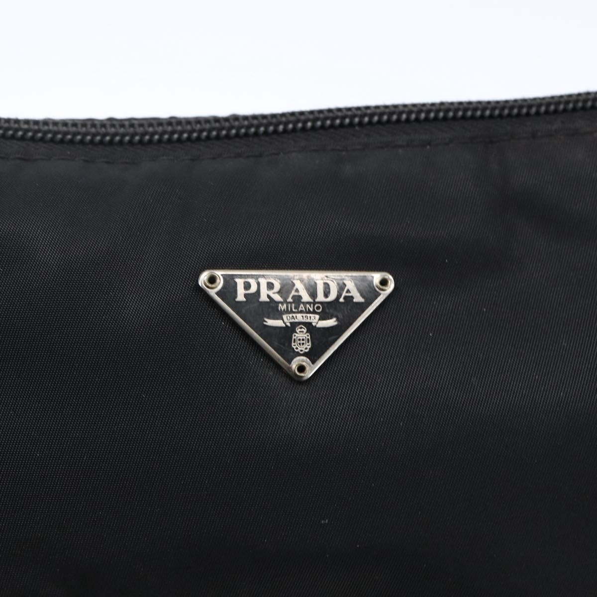 PRADA Hand Bag Nylon Black Silver Auth ep12953 thumbnail 14