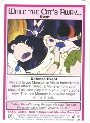 While the Cat's Away... - Past and Future - Sailor Moon