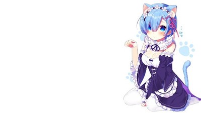 Anime rem rezero kara hajimeru isekai seikatsu blushing Play Gaming Mat Desk