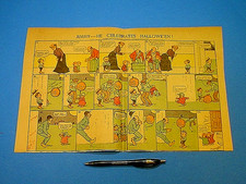 Rare 1905 (Little) JIMMY~HALLOWEEN Newspaper comic strip James Swinnerton