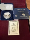 2013-W American Eagle Silver $1 Proof Coin U.S. Mint Original Case  & COA