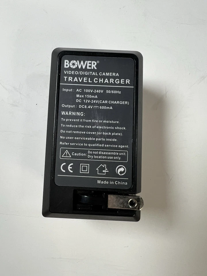 Cargador de batería de viaje para cámara digital/video Bower para Canon +1 batería energizante Foto 3 de 4