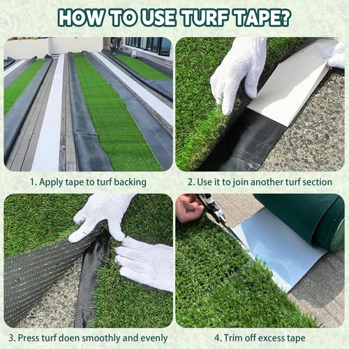 6Inch x 36Ft Turf Tape, Artificial Grass Turf Seaming Tape, Turf Seam Tape fo... - Afbeelding 6 van 8
