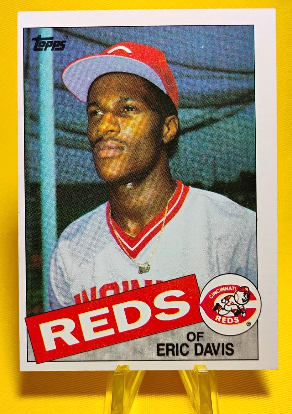 1985 Topps Baseball #627 Eric Davis RC (Reds)