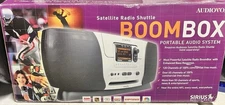 Audiovox Sirius Satellite Radio Boombox Portable Audio System New In Open Box