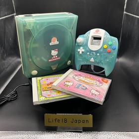 SEGA Dreamcast HKT-3000 Hello Kitty Skeleton Blue Console Limited Edition