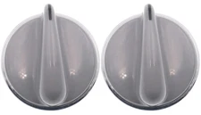 2pcs Dryer/Washing Machines Control Knob(Grey) Replacement for WH01X10462