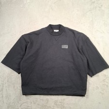 Just Have Soul Sweatshirt Mens XL Black Cropped Gym Lifting Training Heavy Boxy