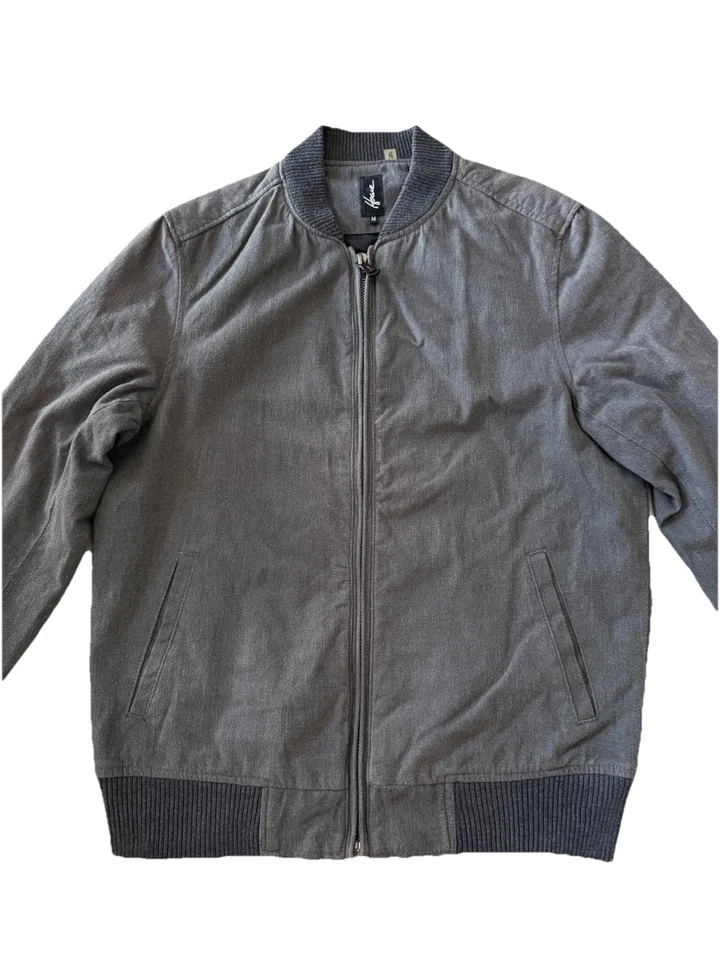 Howe Jacket Full Zip Gray Coat Men’s Size Medium Good Condition - Image 2 of 4