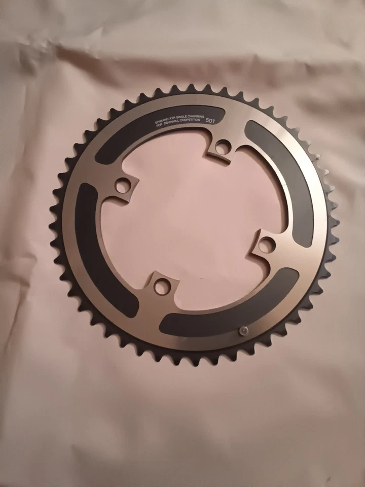 Shimano Xtr Mtb Downhill Chainring 4 Bolt 110 Bcd 50 Tooth (6910-28) - Image 4 of 4