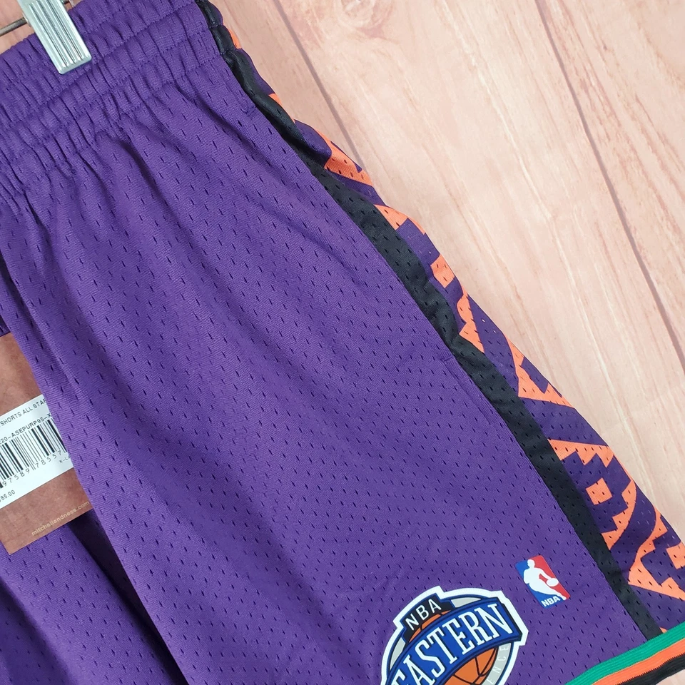 Shorts masculino Mitchell & Ness 1995 All Star tamanho 2XL basquete NOVO - Imagem 3 de 4