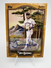 2025 Topps x Bob Ross: The Joy of Baseball Jeremy Pena Auto 1/25 Orange #43D