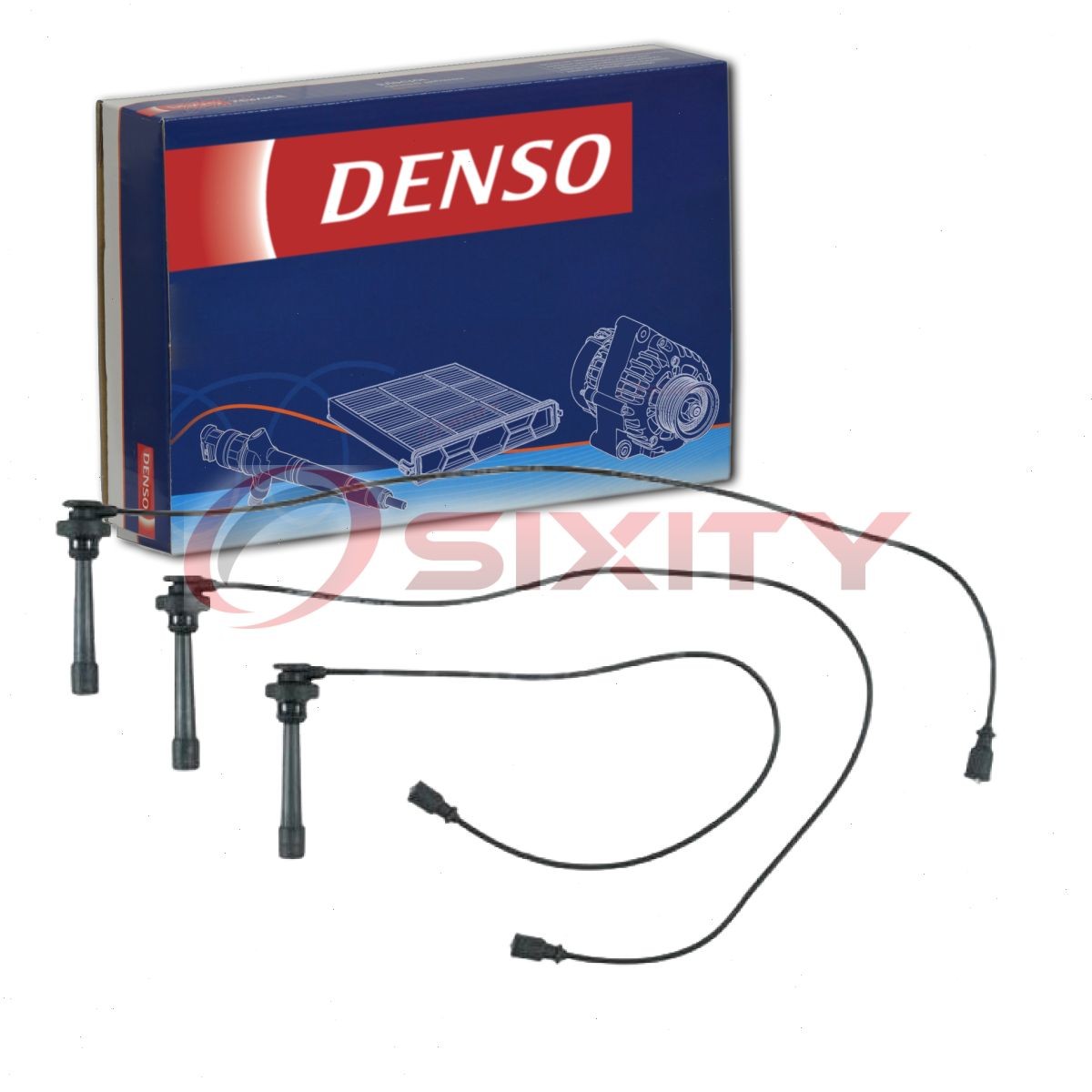 DENSO 671-6279 Spark Plug Wire Set for MX106 97109 6716279 58406 5611 ml