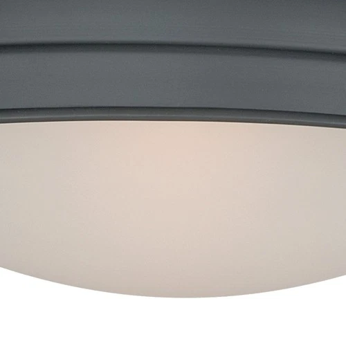 Keenan 1-Light Semi-Flush Mount in Farmhouse and Dome Style 9.5 Inches Tall and - Picture 4 of 5
