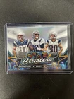 2024 Topps Cosmic Chrome Star Clusters Tom Brady, Rob Gronkowski, Danny Amendola
