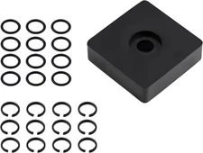 12 Sets 3/8" Impact Retaining Ring Clips & O-Ring with Installation Tool