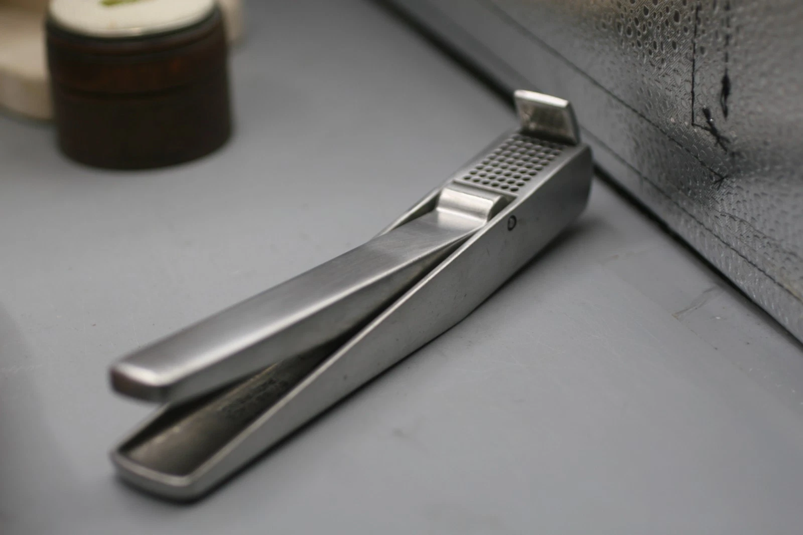 Vintage Zyliss Swiss Garlic Press Cast Aluminum D1