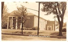 Marksville Ohio High School Real Photo Antique Postcard K53283
