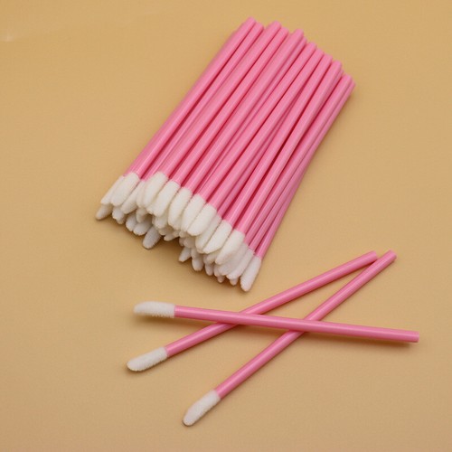 Makeup Tool 50Pcs Lip Brushes Lipstick Applicator Disposable Salon Su ` - Bild 7 von 21