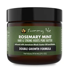 Sunny Isle Rosemary Mint Hair and Strong Roots Butter 2oz