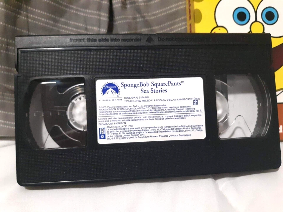 RARE 2003 Bob Esponja - Cuentos Marineros (Latin America, Mexico Import) VHS - Image 4 of 4