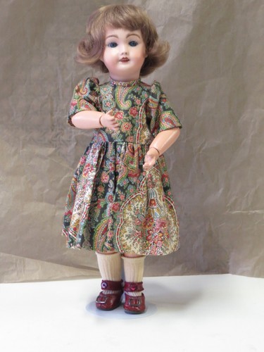 Bleuette 301 Ref : 35 29 cm Cheveux Mohair Reproduction Antique Doll