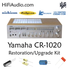 Yamaha CR-1020 rebuild restoration recap service kit repair capacitor