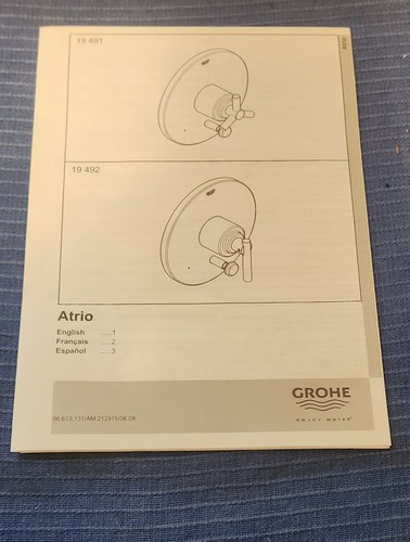 Grohe 19 491 Atrio Trim for PBV Diverter Brushed Nickel Finish - Picture 5 of 20
