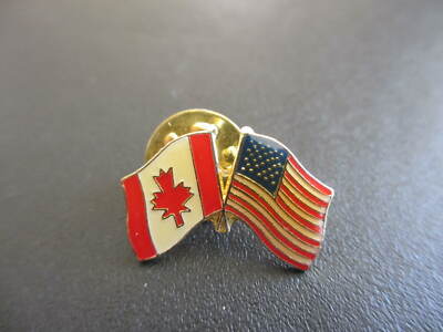 Canada United States Dual Flags Lapel Pin * | eBay