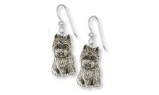 Westie Earrings Jewelry Sterling Silver Handmade West Highland White Terrier Ear