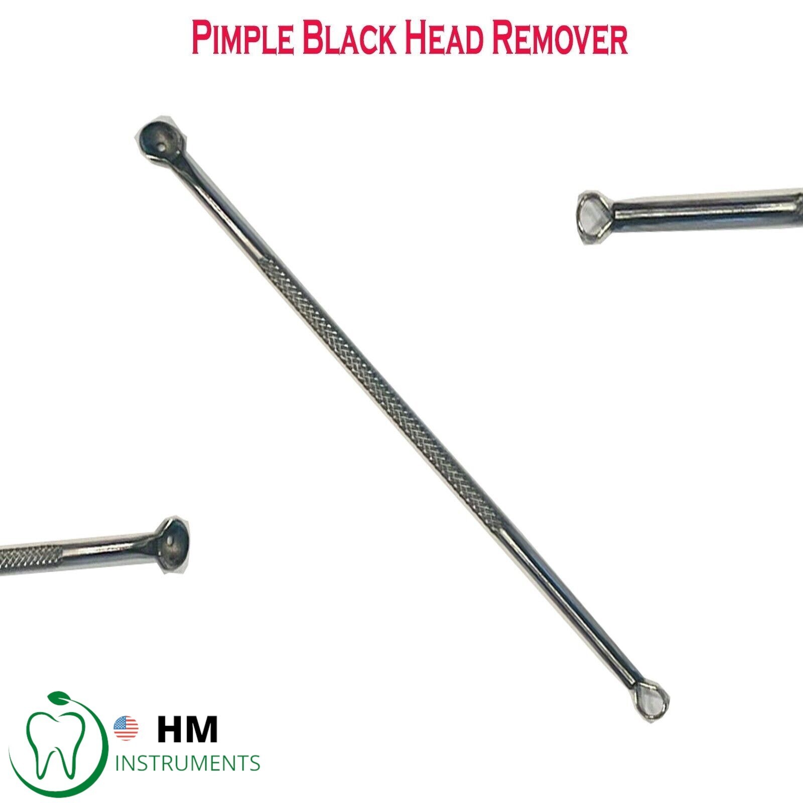 Pimple Extractor Blackhead Remover Popper Acne Blemish Blimps Comedone Tool