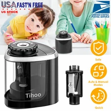 Automatic Electric Pencil Sharpener  Battery Operated Easy to Use School Office