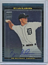 Ryan Raburn 2002 Bowman Chrome Autograph Rookie