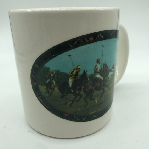 Taza de café Ralph Lauren Polo Sport Series para jugar polo campo caballos - Imagen 2 de 5