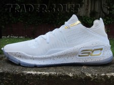 DS UNDER ARMOUR CURRY 4 PE WHITE GOLD CHEF sz 15 mvp i iv dubnation finals ii 2