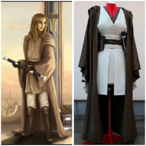 4 Piece Costume Jedi/star Wars/jedi Cosplay/jedi/star 