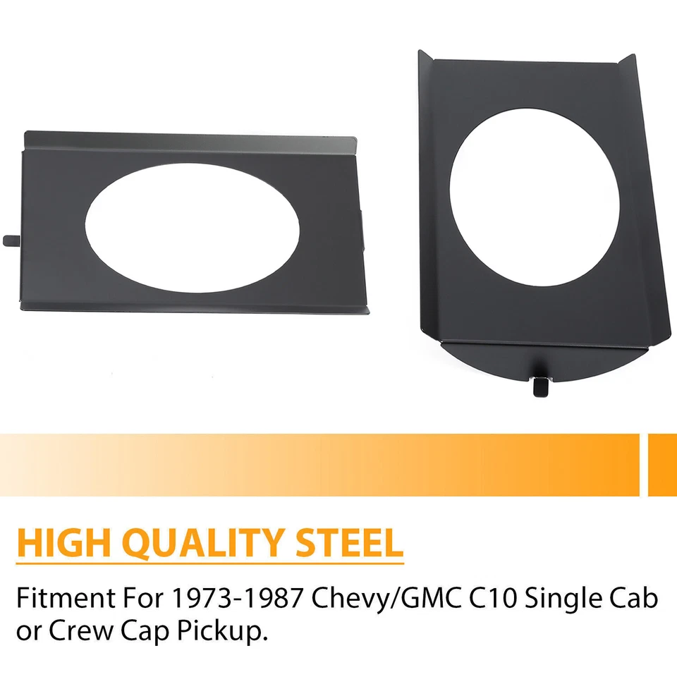 Soportes de altavoz de asiento trasero para altavoces 73-87 Chevy C10 cuerpo cuadrado 6x9 NUEVO Foto 4 de 4